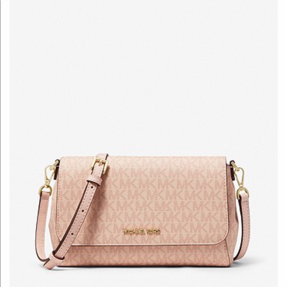New Michael Kors Medium Logo Convertible Crossbody bag - Picture 2 of 5